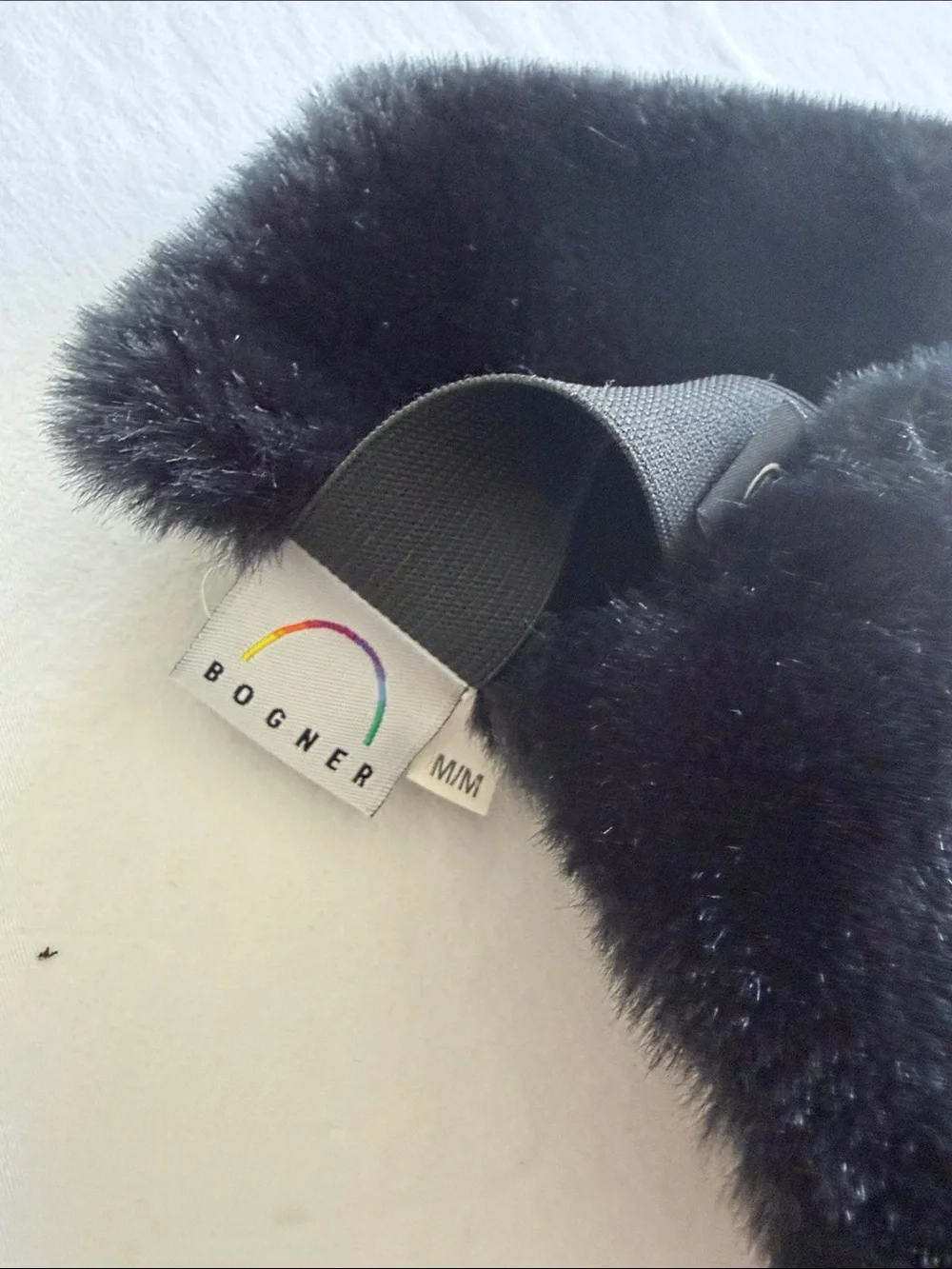 Bogner Black Faux Fur Headband - Women Accessories